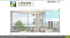 Desktop Screenshot of lequipe-immobiliere-reunion.com